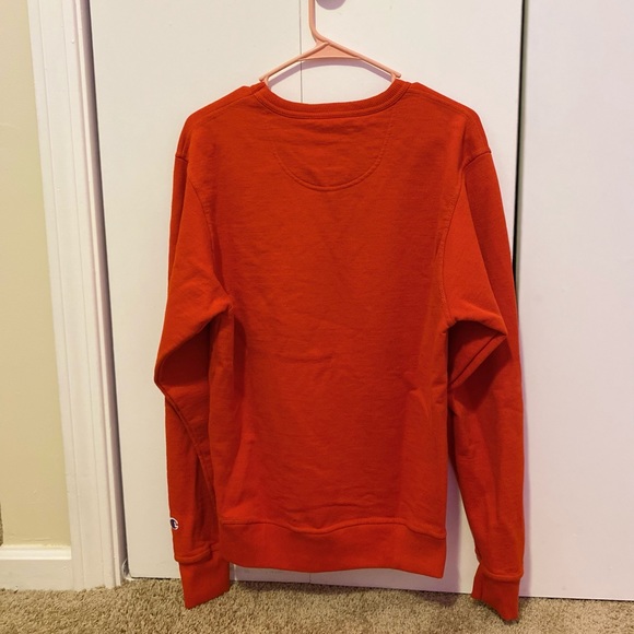 RED CHAMPION CREW SWEATSHIRT MENS - Picture 3 of 3
